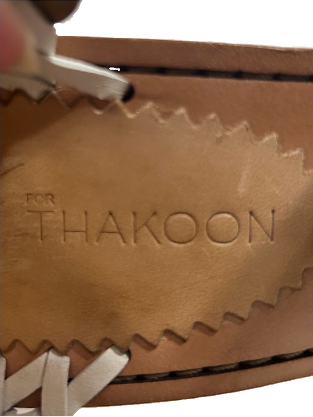 Thakoon Leather Huarache Inspired Ankle Strap Heels Made in Italy EU 37.5 - Picture 10 of 14